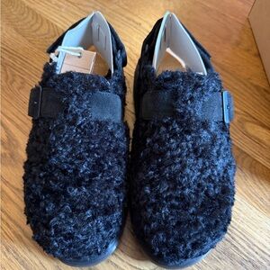 Dr. Martens Jorge II Faux Fur Lined Deluxe Borg Slingback Mules unisex